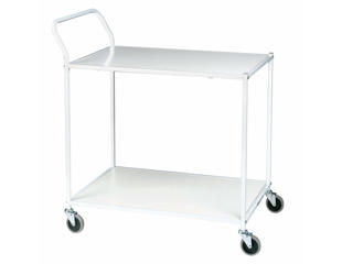 Opfyldningsvogn 2 hylder 60x96x109 hvid