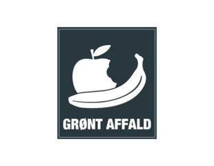 Pictogram 'GRØNT AFFALD'
