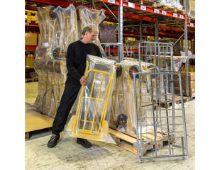 Pallecontainer, h180 cm., sammenklap