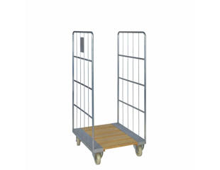 Rullecontainer m/træbund  80 cm Bred