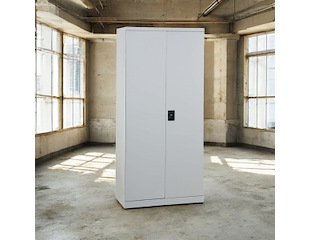 Arkivskab  39x85x180h. Grå/Grå