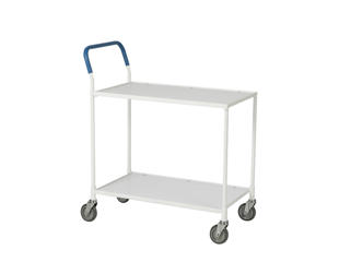 Bordvogn 2 hylder 44x85x95, hvid/hvid