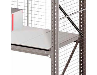 Tværstålhylde 30x110 cm