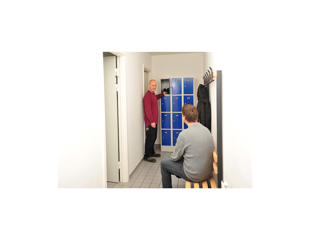 Personaleboks UniBox 3x4 rum. Blå