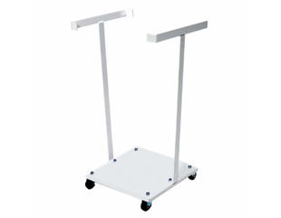 Affaldsvogn, hvid. Til 240 ltr. sække