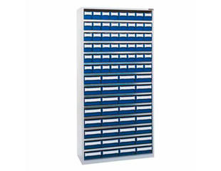 Sys. 9000 komplet stålreol m/80 skuffer