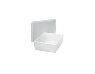 Fødevareks. 42x32x12,5h cm. 13 ltr Natur