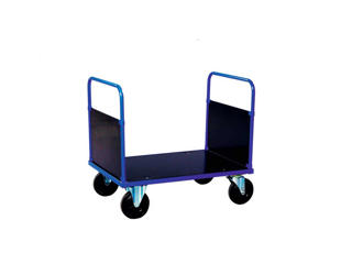 Vogn BlueSteel, m. 2 gavle, 70x100 cm