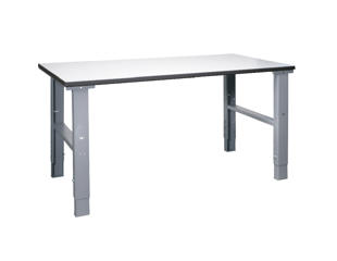 Arbejdsbord 80x120 cm justerbar 70-97 cm