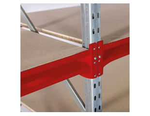 Atlas bjælke til storreol 180 cm. Rød.