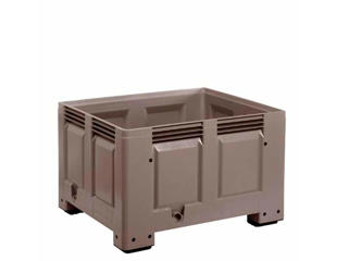Big Box lukket 670 ltr. Grå