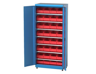 Hi-Max bakkeskab med 32 kasser